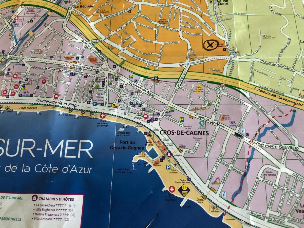 Villa C3 Arthur Rimbaub chambre d’hôte piscine proche mer Cagnes-sur-Mer Exterior foto